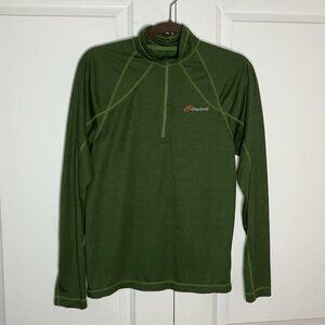 Cloudveil 1/4 Zip Base‎ Layer Shirt Mens S Green Gorpcore Outdoor
